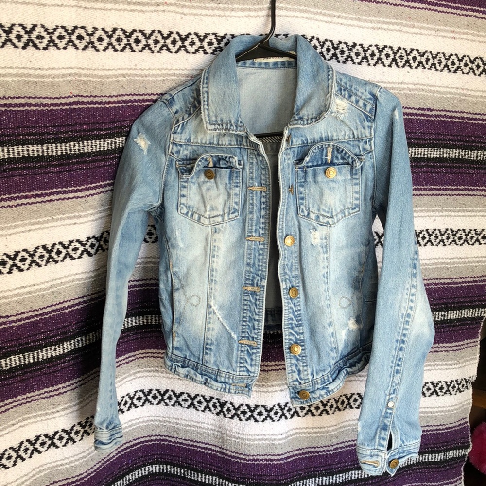 Light blue denim jacket
